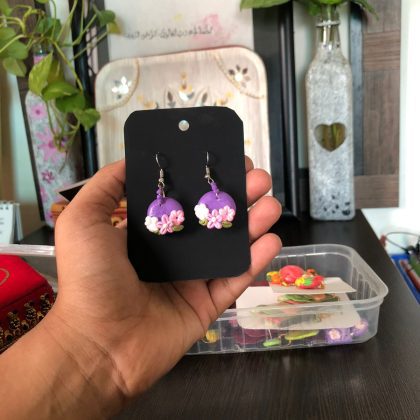 soft clay earring/best quality/ multi colour/